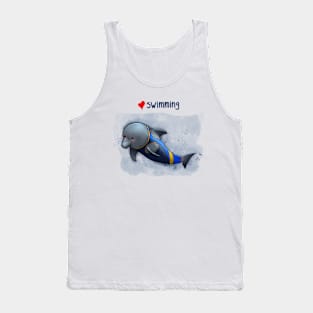 Love swimming Tank Top